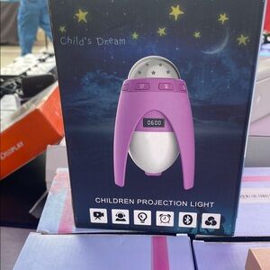 Pink Space Helmet Night Light
